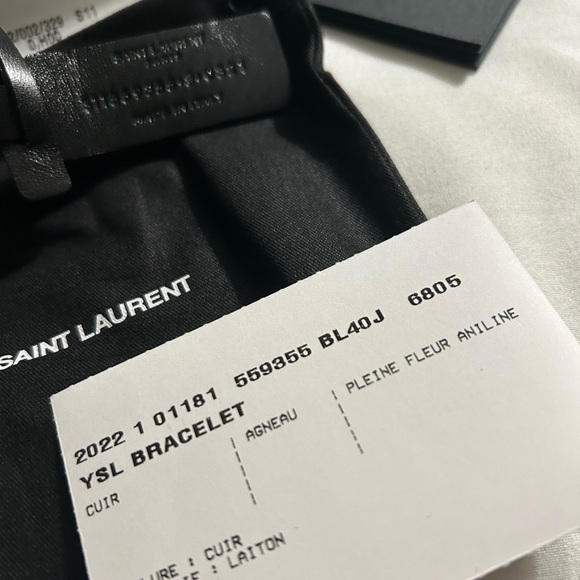 Brand New Saint Laurent Bracelet YSL Monogram - Picture 2 of 10